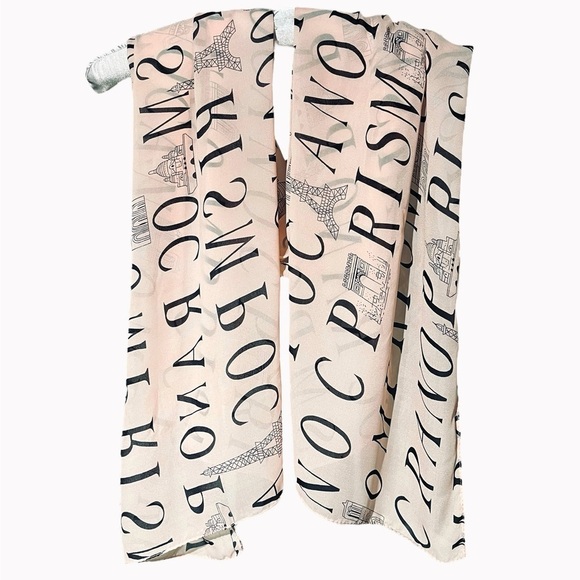 Parisian 100% Silk Scarf Made in Paris, France - Picture 1 of 8